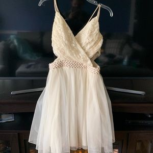 Homecoming Dress - Champaign Color